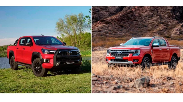 Estos son los precios durante septiembre de la Toyota Hilux y Ford Ranger