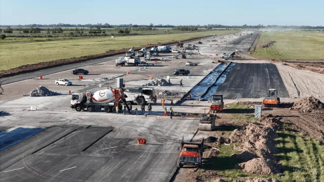 Fisherton “pide pista” (aseguran que el avance de obras llega al 30%)