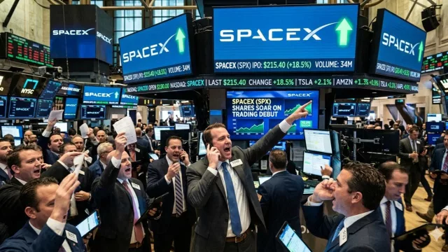 SpaceX debuta en la Bolsa el 12 de junio (cartel grande de precaución)