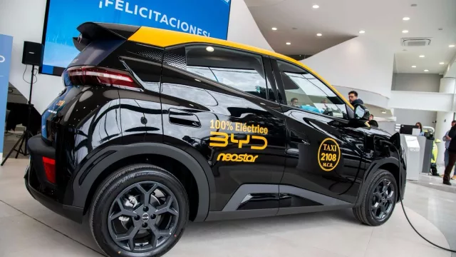 La era 100% eléctrica llegó a los taxis (ya te podés pedir el primer BYD Dolphin Mini, con una autonomía de 385 km)
