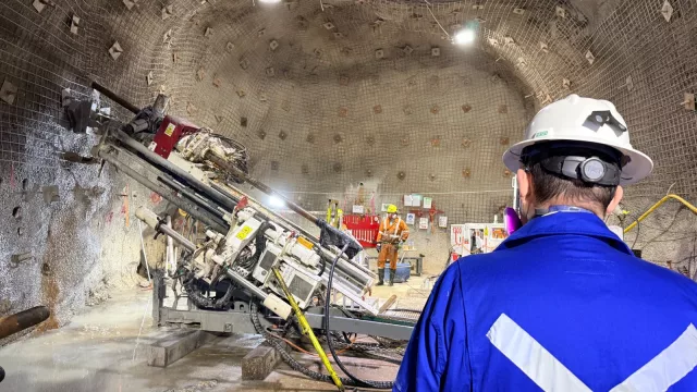 Gualcamayo registró una intersección récord de 1.510 gramos de oro por tonelada en Carbonatos Profundos