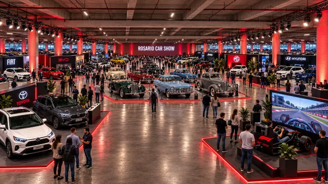 Todo el finde a puro motor en El Portal (llega Rosario Car Show con el simulador de Colapinto)